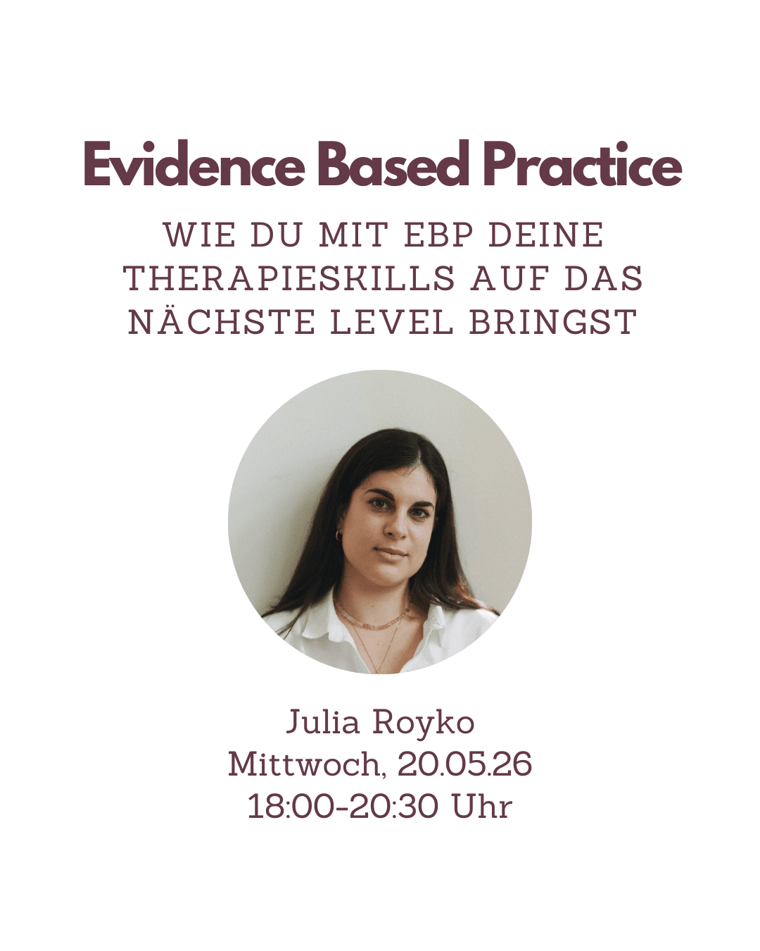 Fortbildung Logopädie Evidence Based Practice - TherAkademie