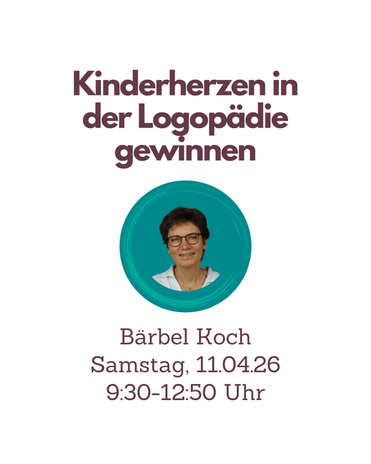 Fortbildung Logopädie Kinderherzen in der Logopädie gewinnen – Bärbel Koch - TherAkademie
