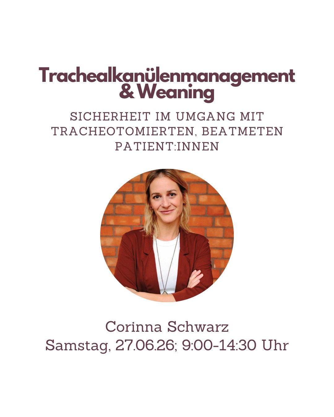 Fortbildung Logopädie Trachealkanülenmanagement & Weaning - TherAkademie