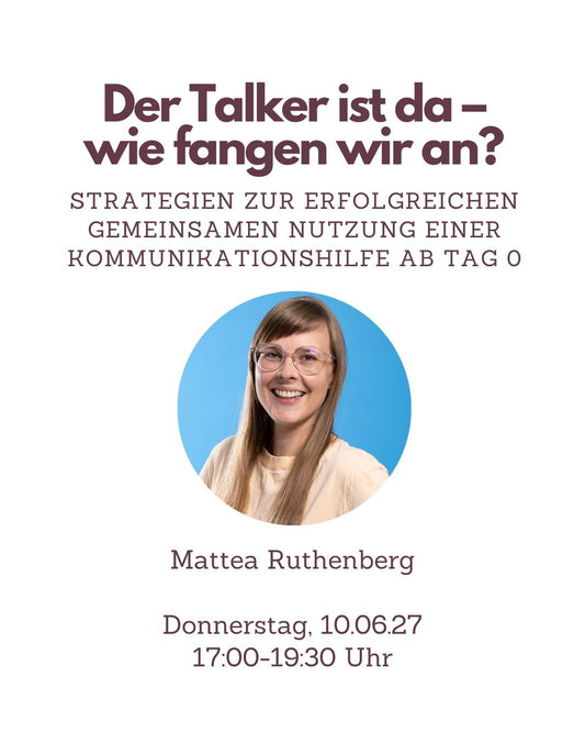 Fortbildung Logopädie Der Talker ist da – wie fangen wir an? - TherAkademie