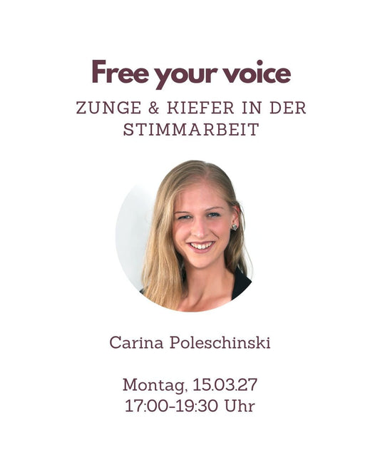 Fortbildung Logopädie Free your voice: Zunge & Kiefer in der Stimmarbeit - TherAkademie