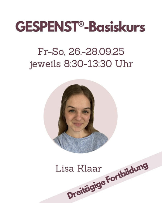 Fortbildung Logopädie GESPENST® - Basiskurs – Lisa Klaar - TherAkademie