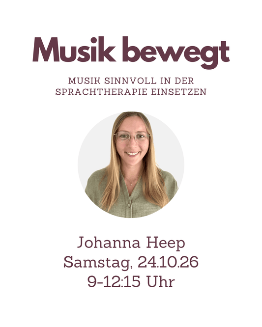 Fortbildung Logopädie Musik sinnvoll in der Sprachtherapie einsetzen - TherAkademie