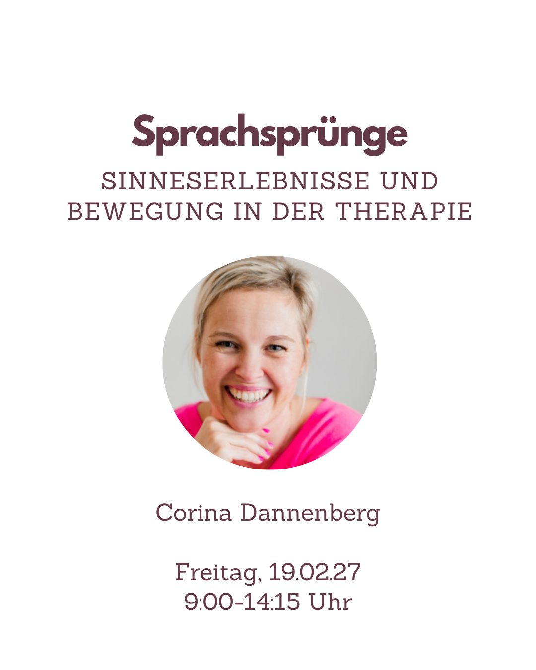 Sprachsprünge Fortbildung im Februar online Logopädie