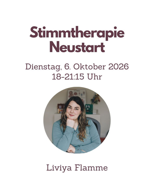 Fortbildung Logopädie Stimmtherapie Neustart – mit den wichtigsten Tools für mehr Sicherheit in der Stimmtherapie - TherAkademie