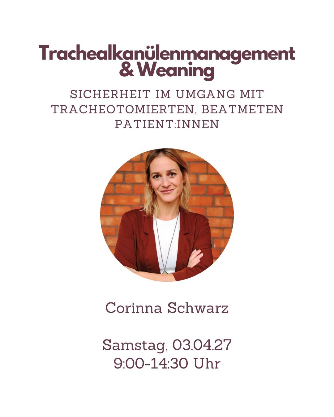 Fortbildung Logopädie Trachealkanülenmanagement & Weaning - TherAkademie